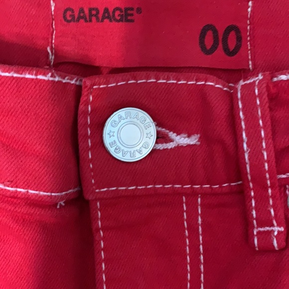 Red garage super ripped jeans - Picture 2 of 2